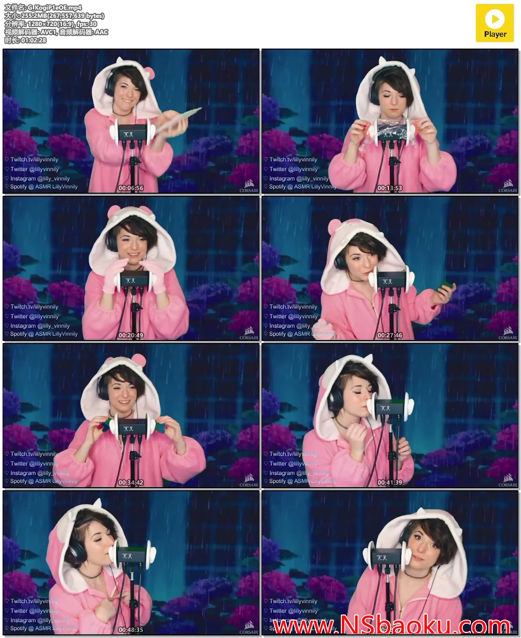 清脆口腔音与绵延细雨声,沉浸式舒缓体验