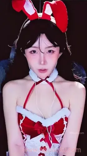 Aki秋水 2024圣诞版——纯欲兔女郎的温柔服侍-男士宝库
